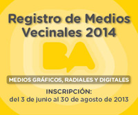 Registro de Medios Vecinales